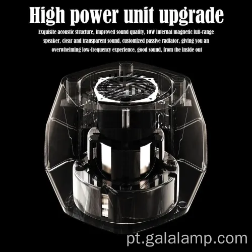 Dançante de líquido magnético dançante para exibição de música visual